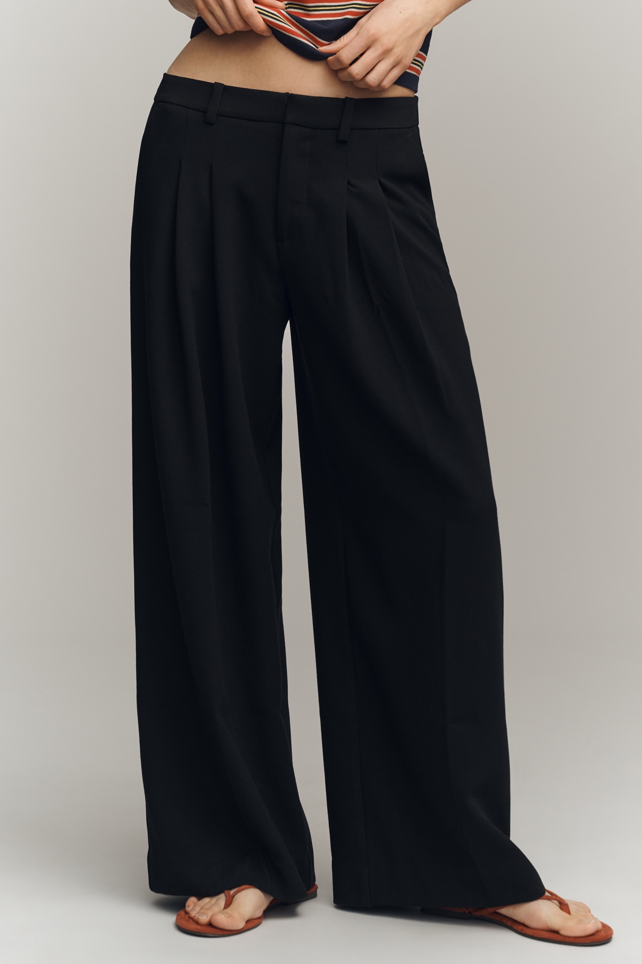 The Avery Low-Rise Trousers by Maeve