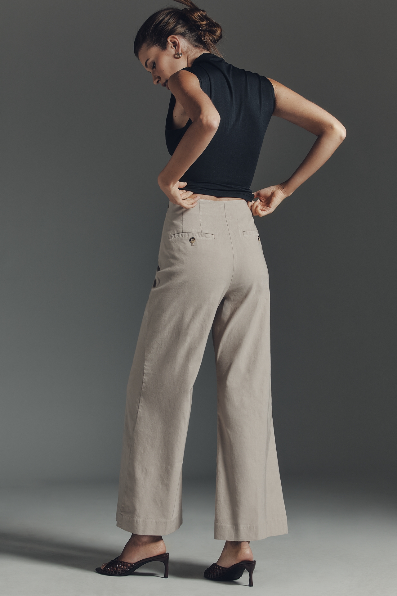 Maeve Wide Crop Flare Pants