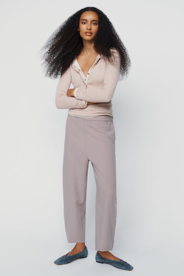 Maeve Crop Curved Trousers #1