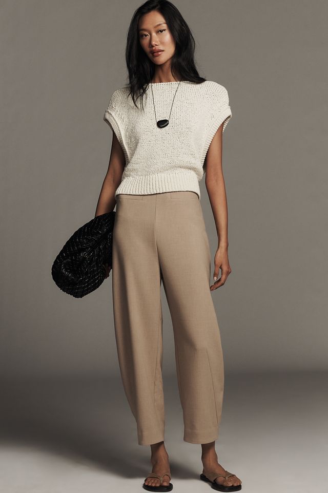 Maeve Crop Curved Trousers #1