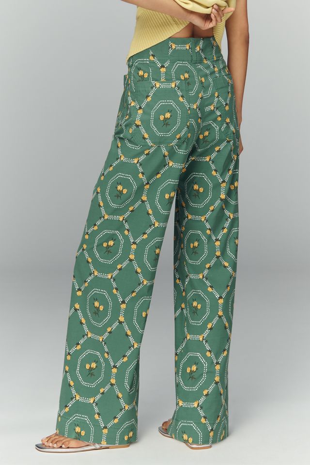 The Colette Full-Length High-Rise Wide-Leg Trousers by Maeve #2