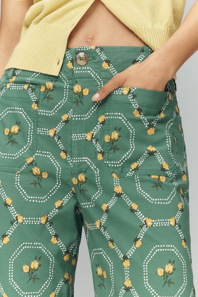 The Colette Full-Length High-Rise Wide-Leg Trousers by Maeve #3