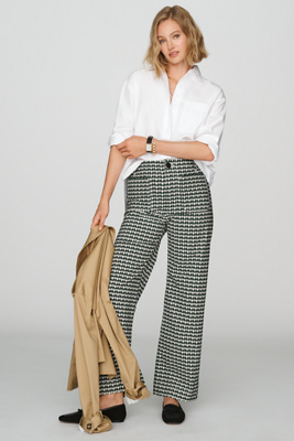 Colette High-Rise Wide-Leg Full-Length Pants