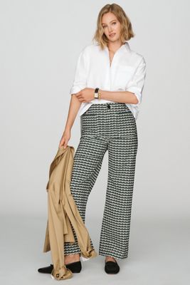 Maeve Colette High-Rise Wide-Leg Full-Length Pants