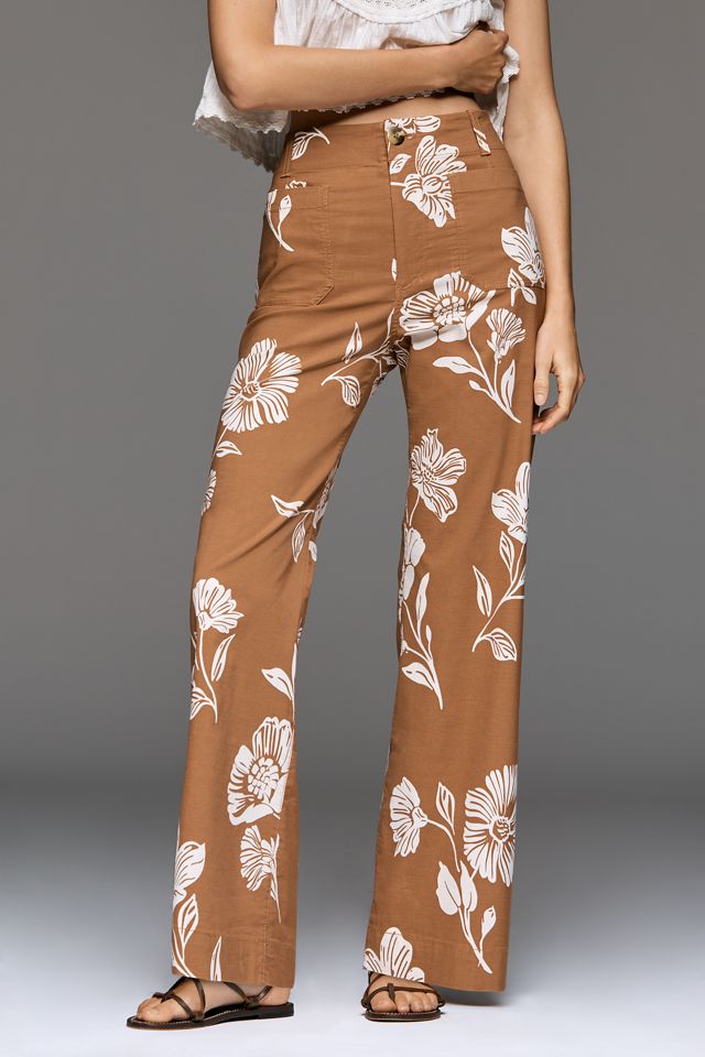 Maeve Colette Full Length High Rise Wide Leg Pants #1