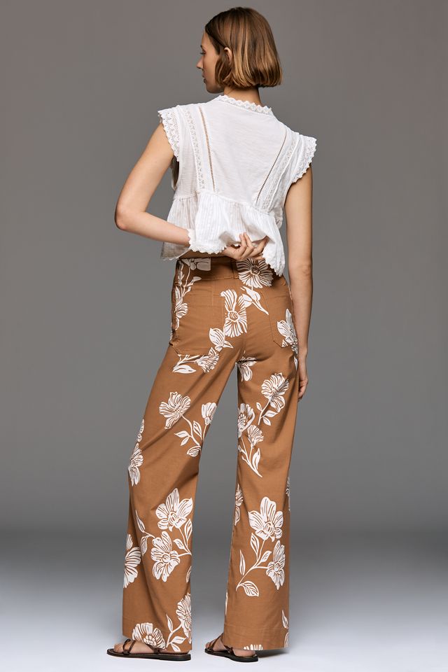 Maeve Colette Full Length High Rise Wide Leg Pants #2