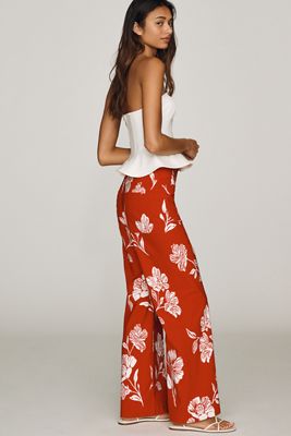 Maeve Colette High-Rise Wide-Leg Full-Length Pants