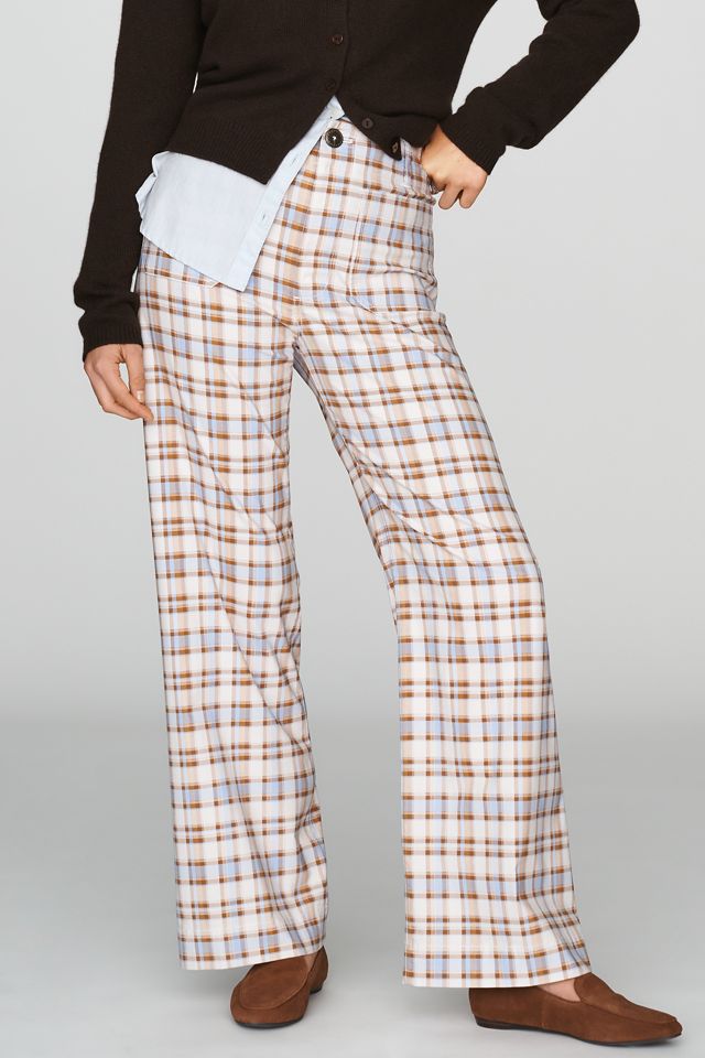 Maeve Colette High-Rise Wide-Leg Full-Length Pants #1