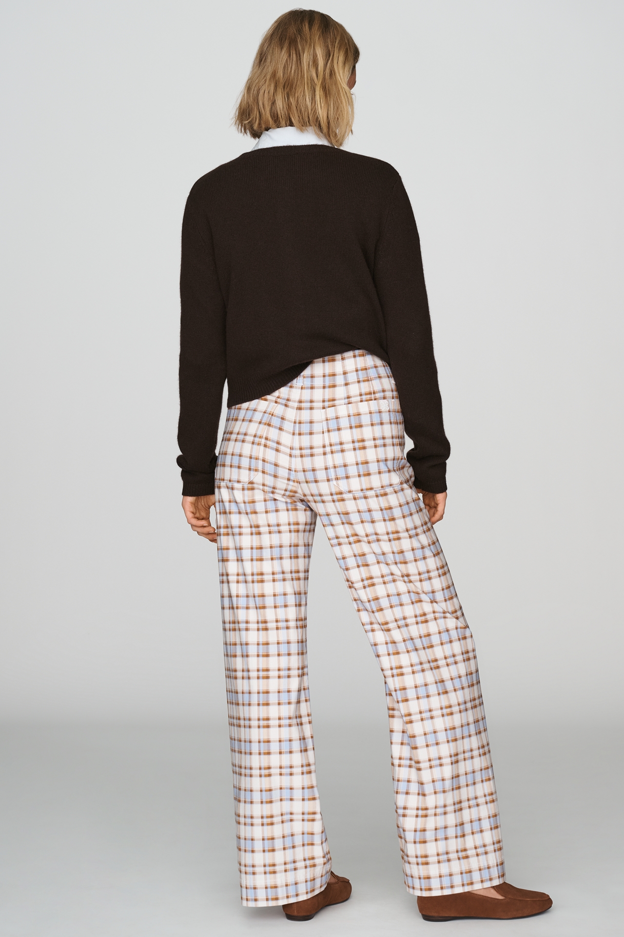 Maeve Colette High-Rise Wide-Leg Full-Length Pants