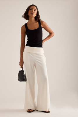By Anthropologie Modern Flare Trousers