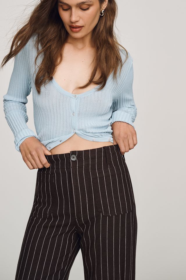 Colette European Linen Stretch High-Rise Wide-Leg Pants #2