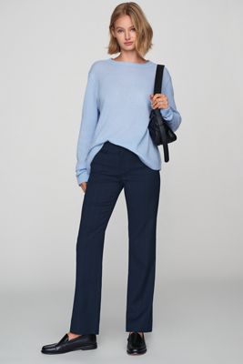 By Anthropologie Slim Low-Rise Trousers