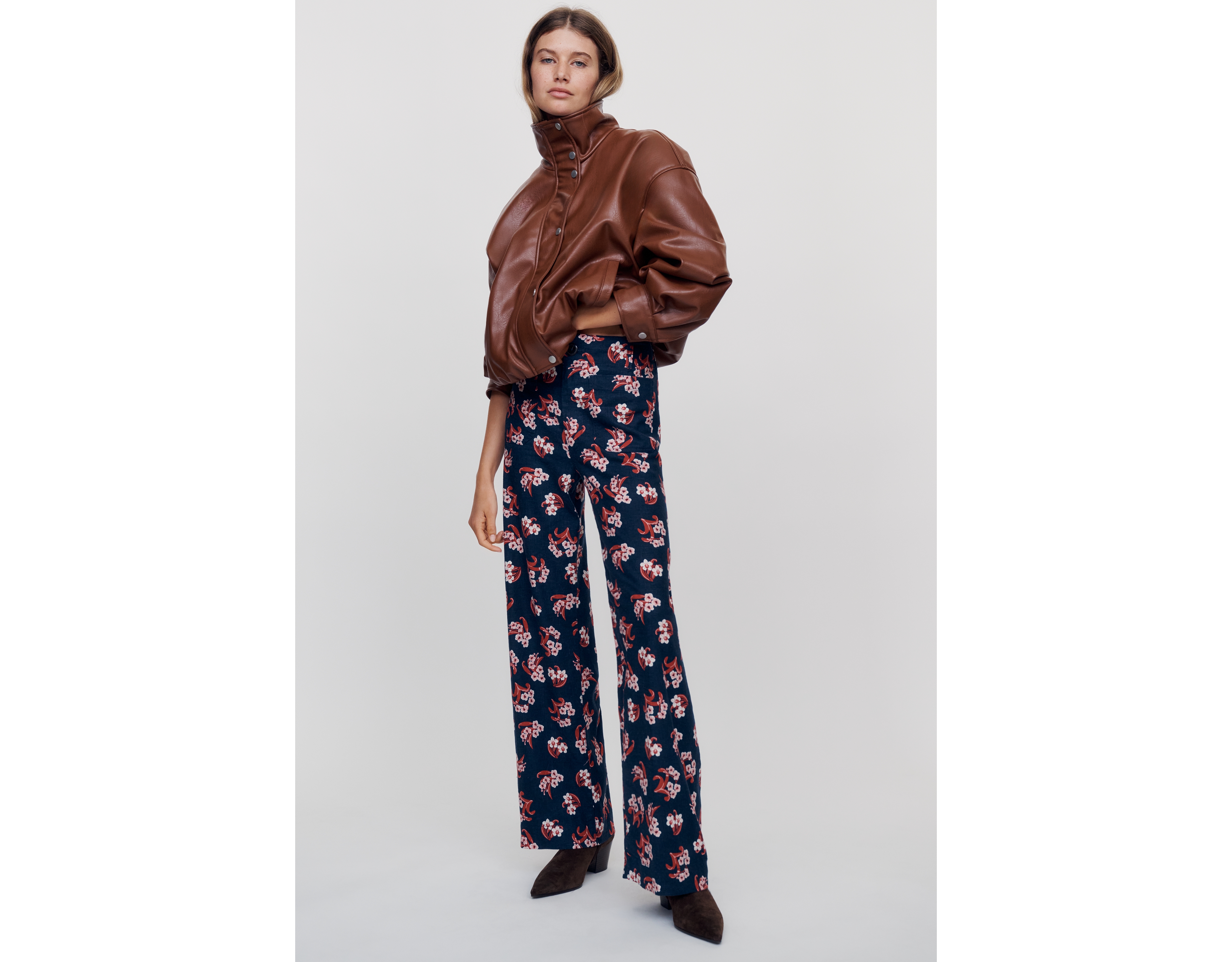 Maeve Colette High Rise Full Length Pants by Sarah Cliff