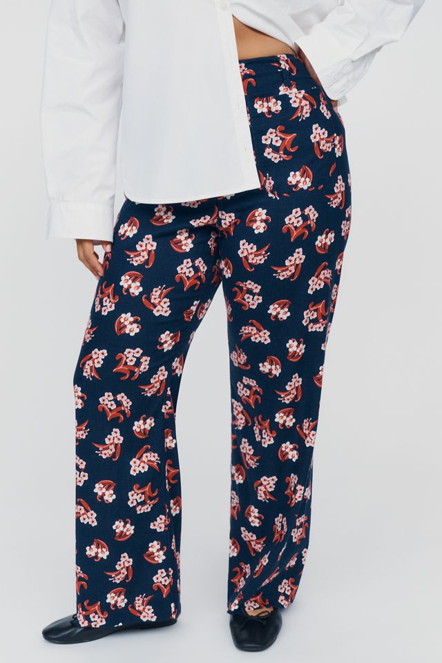Maeve Colette Full-Length Printed Wide-Leg Pants #6