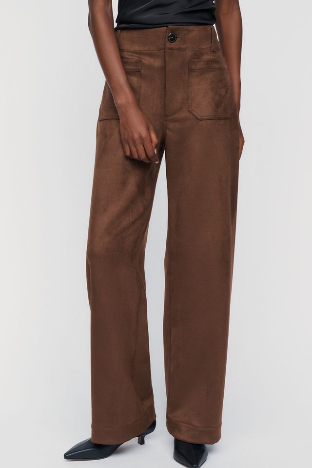 @merricksart x Maeve Kunstwildleder-Colette-Hose in voller Länge #1