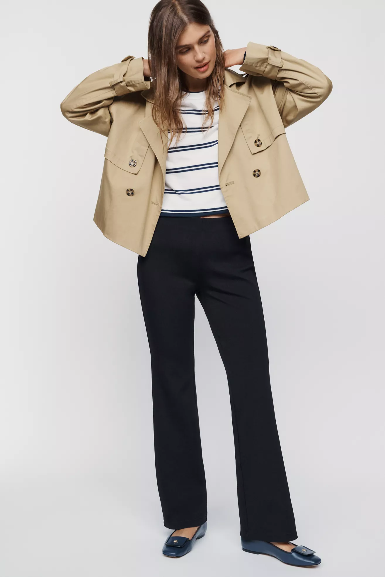Maeve Knit Baby Bootcut Pants