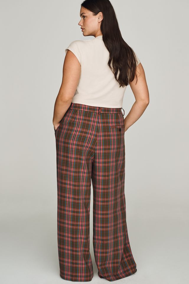 Maeve Avery Wide-Leg Pleated Trousers #6