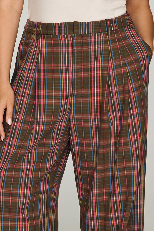 Maeve Avery Wide-Leg Pleated Trousers #8