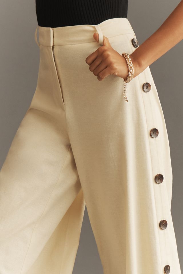 Derek Lam 10 Crosby Carter Wide-Leg Trousers | Anthropologie