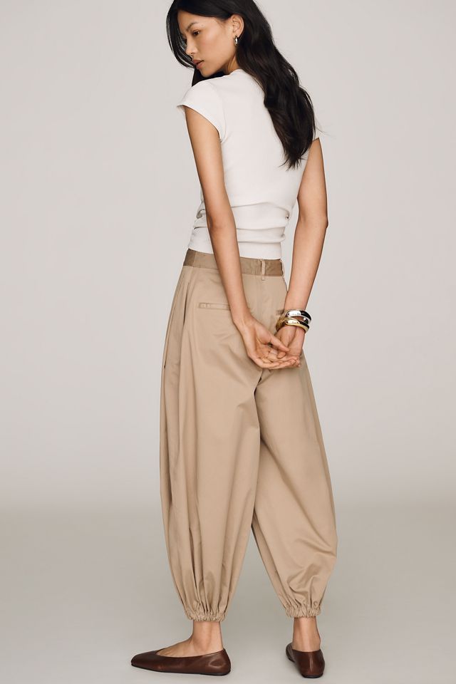 Derek Lam 10 Crosby Kendall Pleated Balloon Pants #3