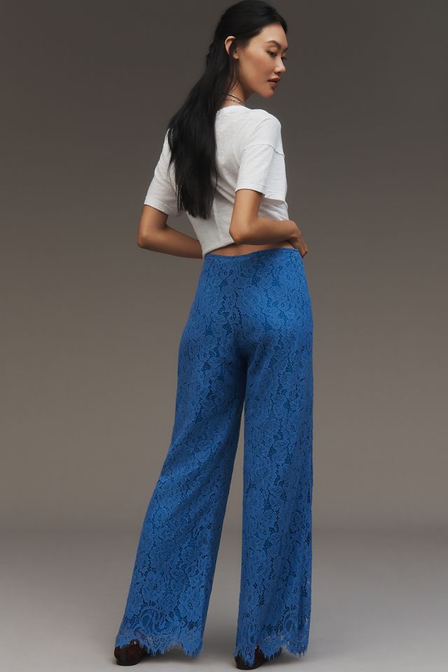 Especia Cornflower Lace Pants #2