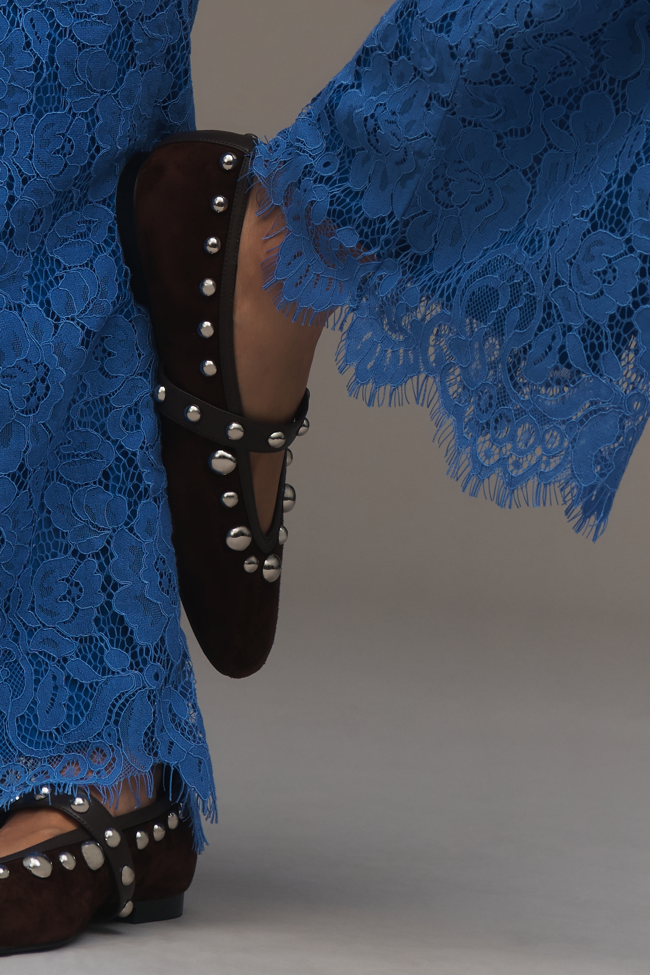 Especia Cornflower Lace Pants