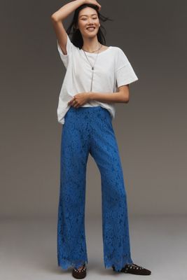 Especia Cornflower Lace Pants