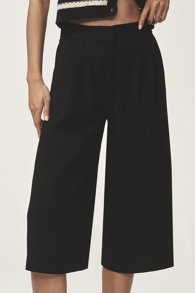 Maeve Pleated Culotte Trousers #1