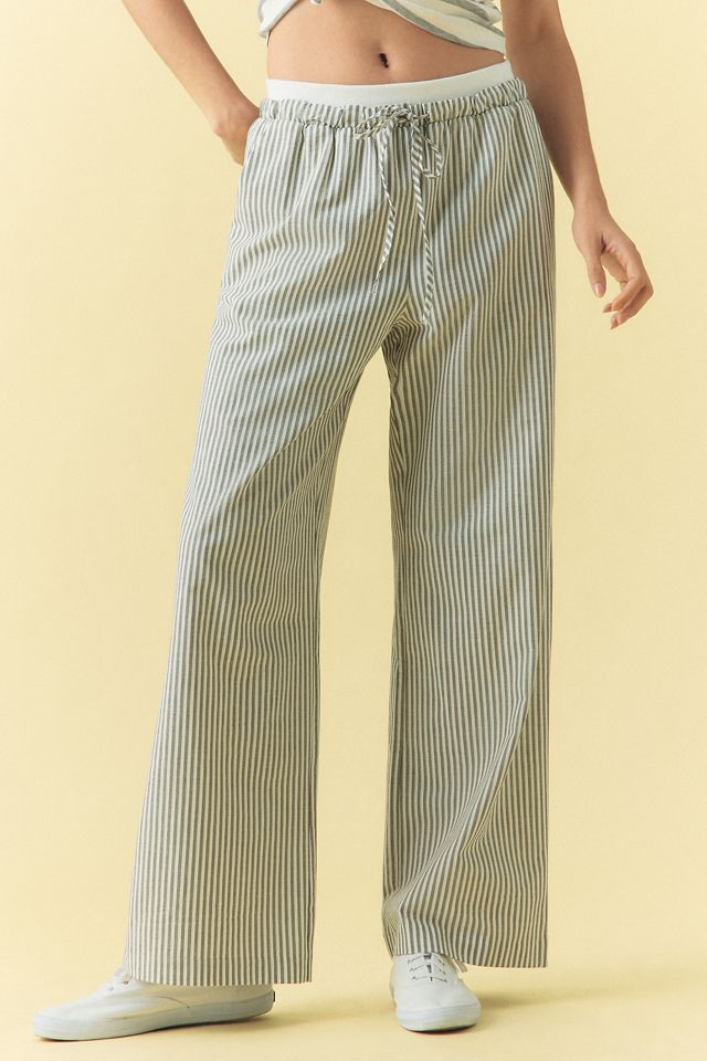 Maeve Elastic-Trim Beach Pants #1