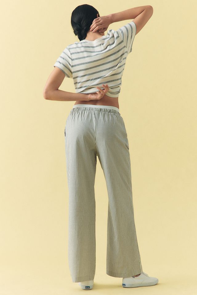 Maeve Elastic-Trim Beach Pants #2