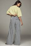 The Avery Pleated Wide-Leg Trousers by Maeve