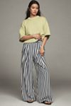 The Avery Pleated Wide-Leg Trousers by Maeve