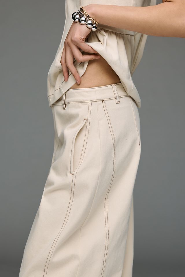 Maeve Curve Puddle Pants #2
