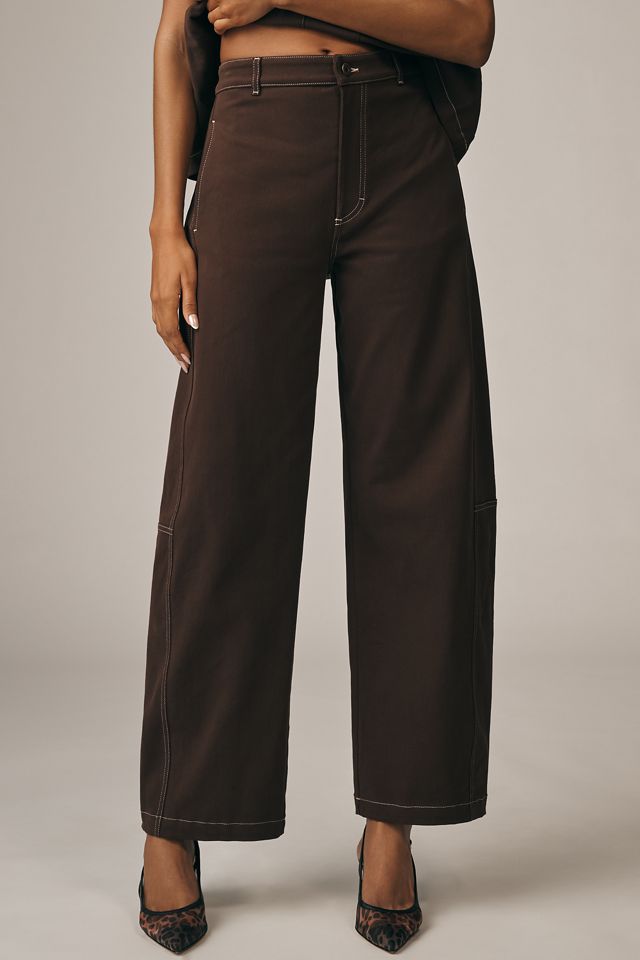 Maeve Curve Puddle Pants #1