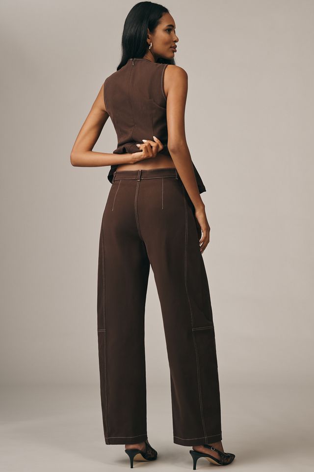 Maeve Curve Puddle Pants #2