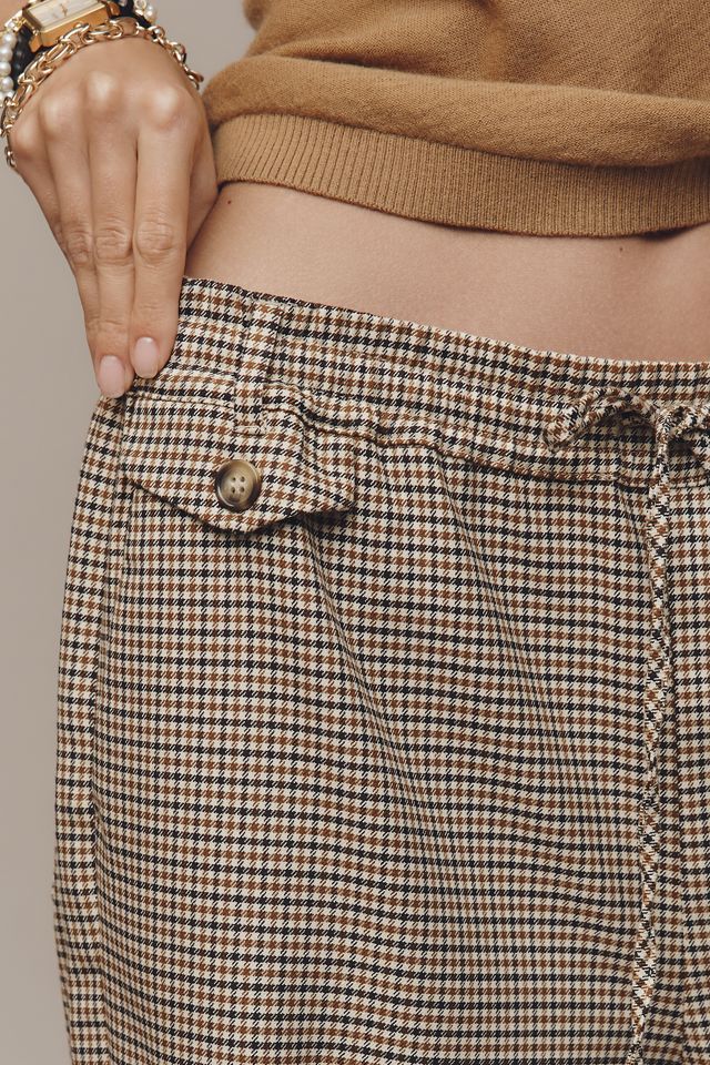 The Brooklin Tie-Front Menswear Pull-On Pants by Maeve #1