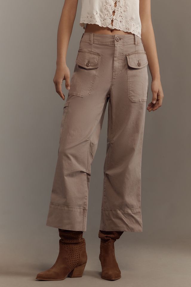 Pilcro Crop Wide-Leg Pants #1