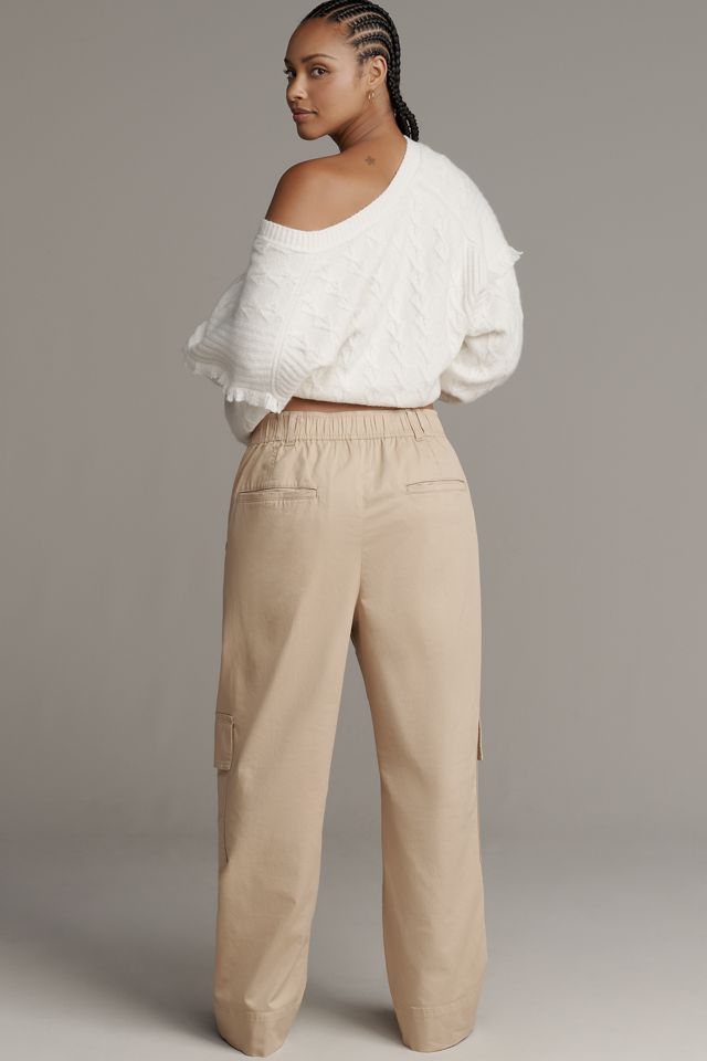 By Anthropologie Embroidered Cargo Pants #7