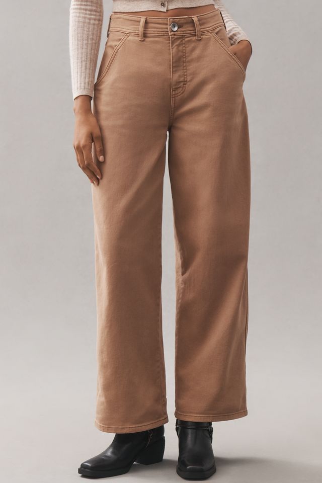 The Mason High-Rise Relaxed Gaucho Ankle Pants by Pilcro #1
