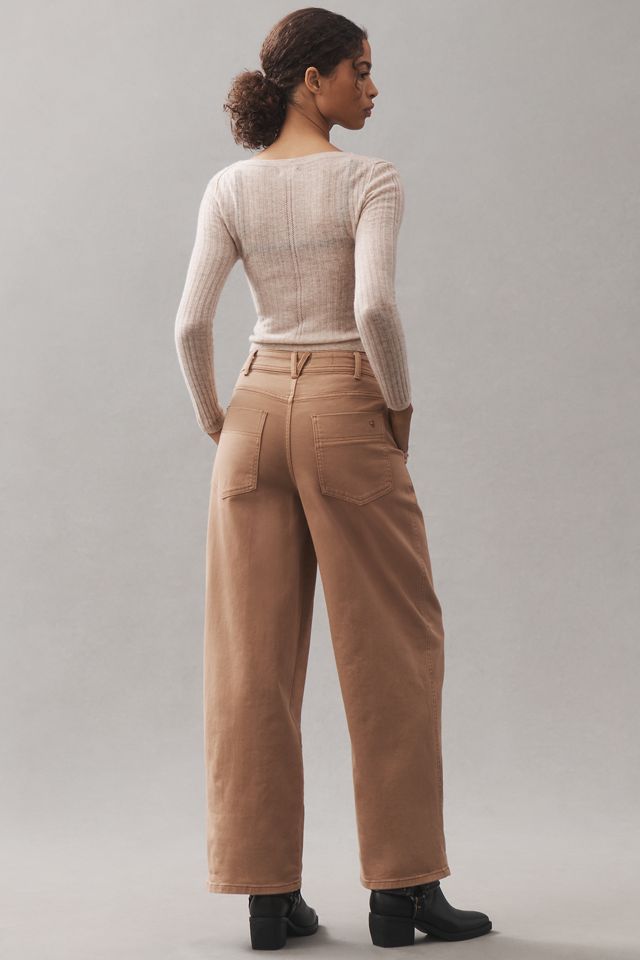 The Mason High-Rise Relaxed Gaucho Ankle Pants by Pilcro #2