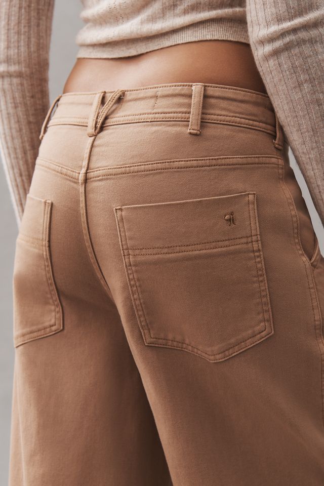 The Mason High-Rise Relaxed Gaucho Ankle Pants by Pilcro #3