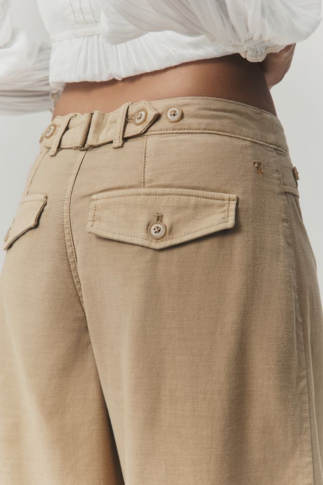 Pilcro Cotton Crop Wide-Leg Pants #3