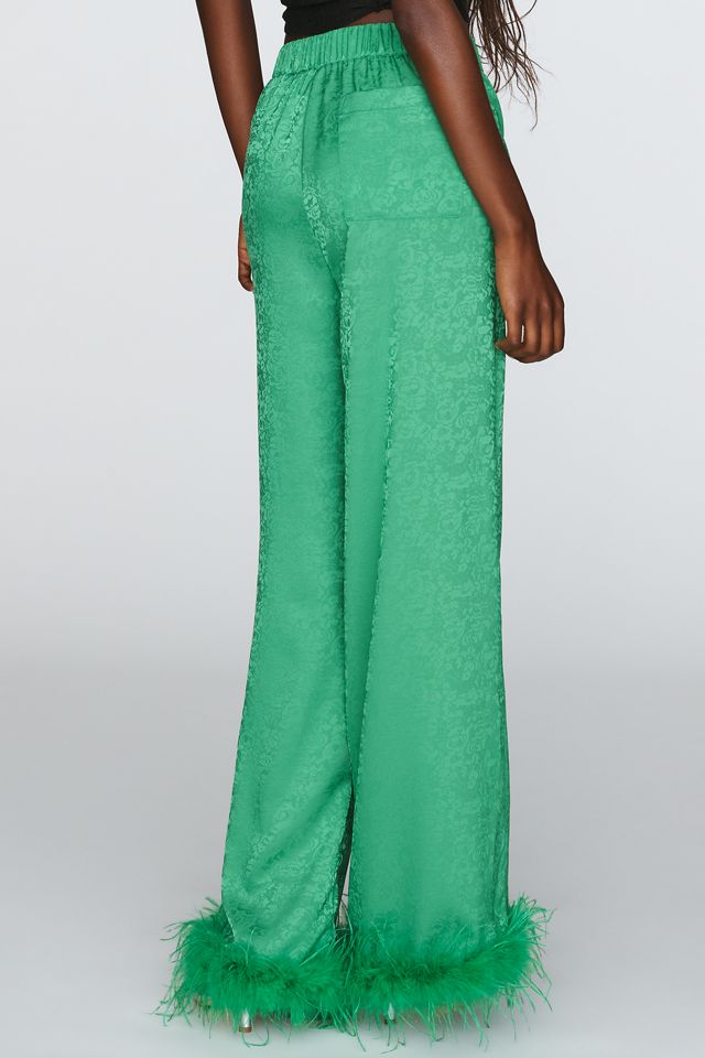 The Tales Frida Faux-Feather Pants #1