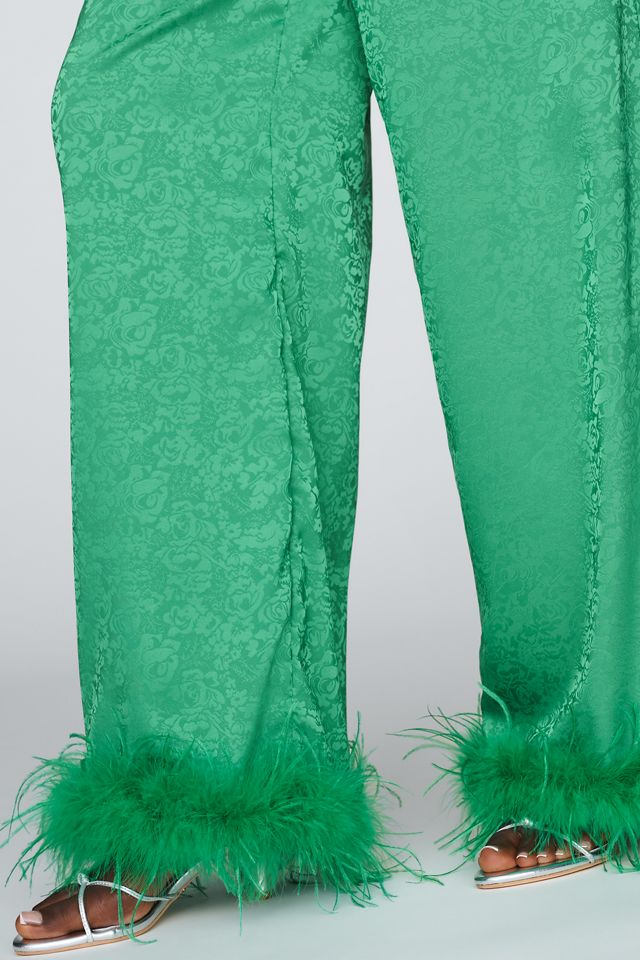 The Tales Frida Faux-Feather Pants #3