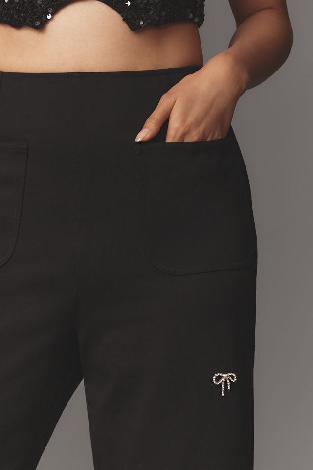 The Colette Bow Crop Wide-Leg Pants by Maeve #2