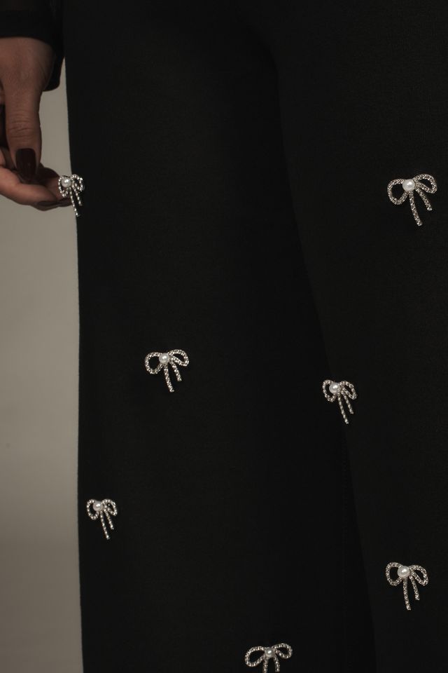 The Colette Bow Crop Wide-Leg Pants by Maeve #7