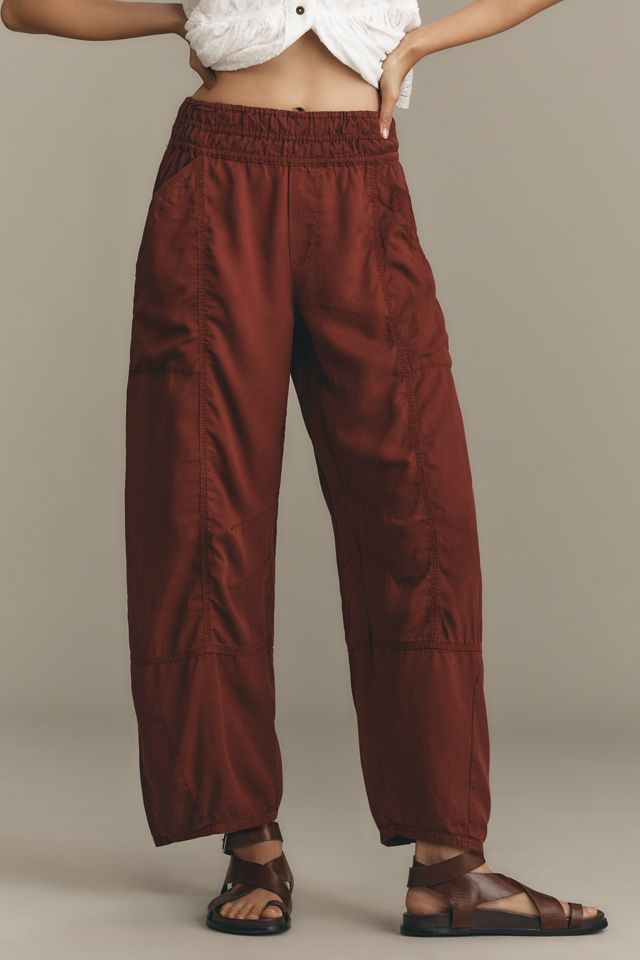 By Anthropologie Washed Slouchy Barrel Pants #1