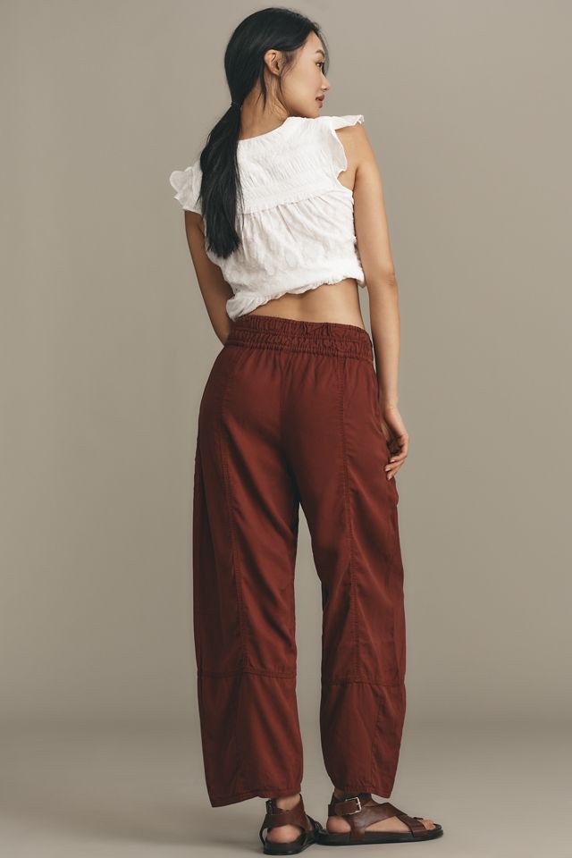 By Anthropologie Washed Slouchy Barrel Pants #2