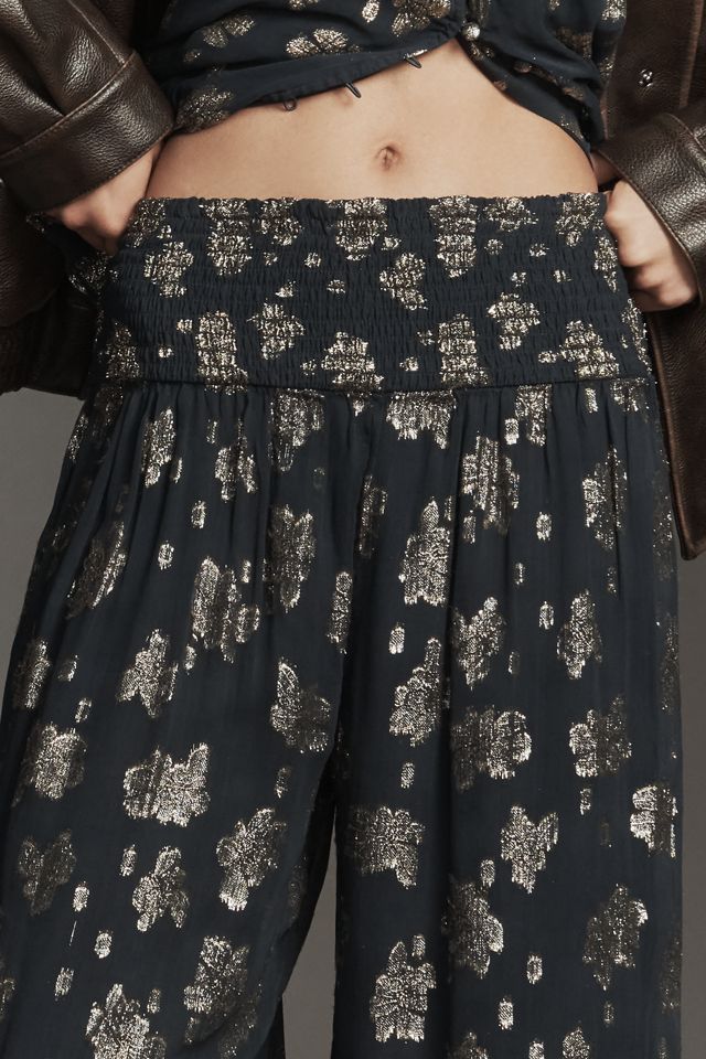By Anthropologie Deco Metallic Balloon Pants #1