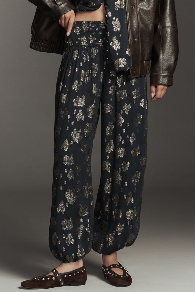 By Anthropologie Deco Metallic Balloon Pants #2